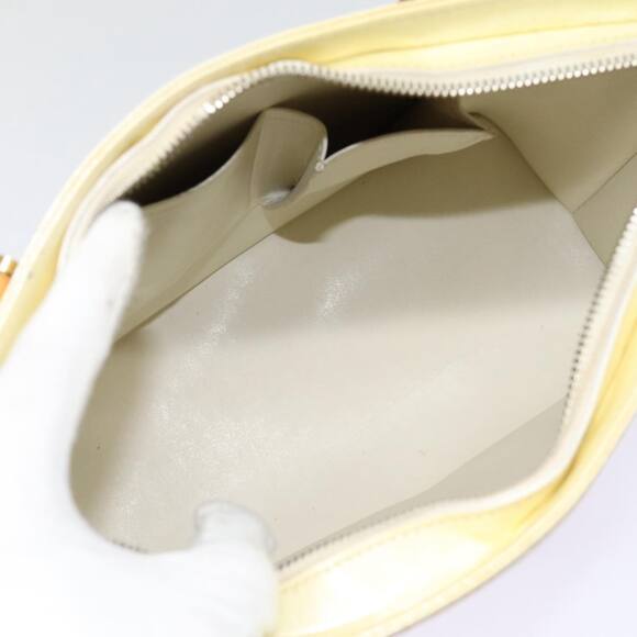 LOUIS VUITTON Monogram Vernis Houston Hand Bag Perle M91342 - Picture 11 of 16